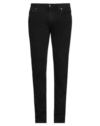 Etro Man Jeans Black Size 33 Cotton, Elastane