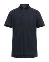 Etro Man Polo Shirt Midnight Blue Size S Cotton In Navy