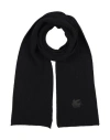 Etro Man Scarf Black Size - Wool In Black