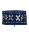 Etro Man Scarf Bright Blue Size S Wool