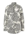Etro Shirts White In Grey