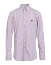 Etro Striped Cotton Shirt In Pink