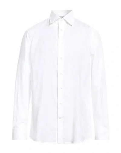 Etro Man Shirt White Size 16 ½ Cotton