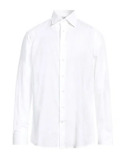 Etro Man Shirt White Size 17 ¾ Cotton In White
