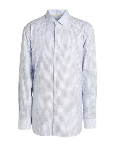 Etro Man Shirt White Size 19 Cotton