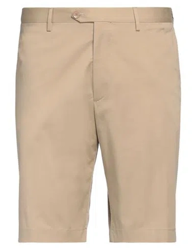 Etro Man Shorts & Bermuda Shorts Beige Size 42 Cotton, Elastane