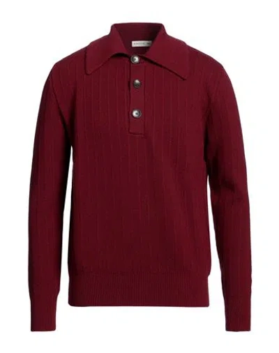 Etro Man Sweater Burgundy Size Xxxl Wool In Red