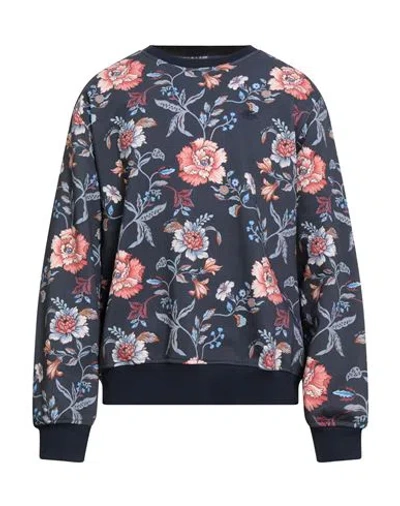 ETRO ETRO MAN SWEATSHIRT SLATE BLUE SIZE L COTTON, POLYESTER