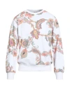 Etro Man Sweatshirt White Size L Cotton, Polyester