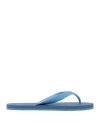 Etro Man Thong Sandal Azure Size 8 Rubber In Blue