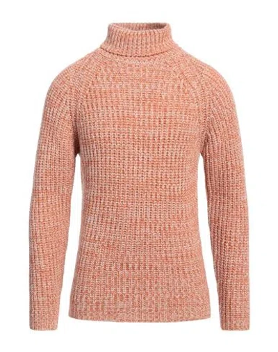 Etro Man Turtleneck Orange Size L Cashmere