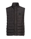 Etro Man Vest Charcoal Size L Polyester In Black
