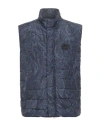 Etro Man Vest Navy Size L Polyester In Blue