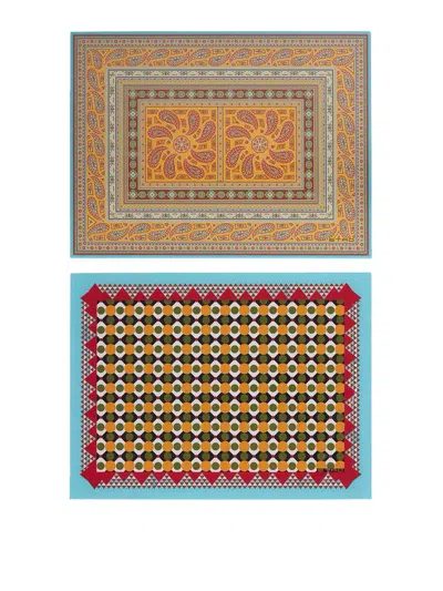 Etro Placemats Set In Multi