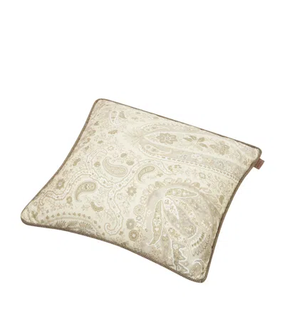 Etro Maranta Cushion In Sand
