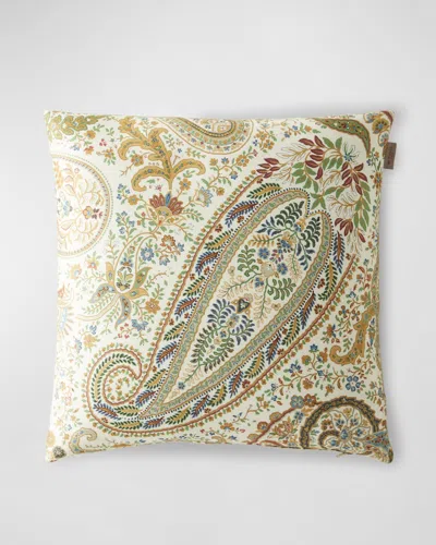 Etro Maranta Reversible Embroidered Pillow
