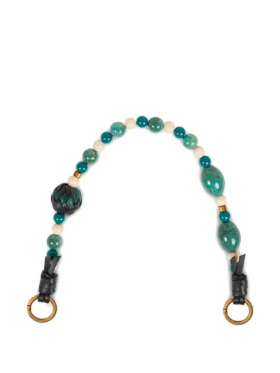 Etro Marble-embellished Handle In Green