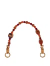 Etro Marble-embellished Handle In Orange