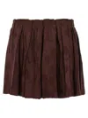 Etro Jacquard Floral Patterned Skirt In Burgundy