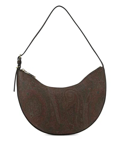 Etro Maroon Shoulder Handbag For Women In Bordeaux