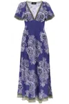 ETRO MAXI ABITO IN CREPE DE CHINE