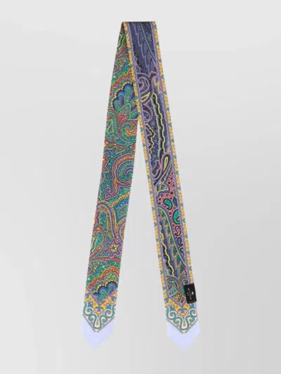 Etro Maxi Paisleyna Silk Scarf