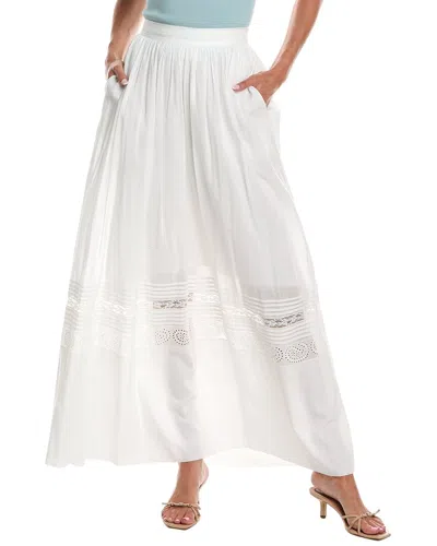 Etro May Maxi Skirt In White