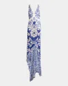 Etro Long Dress With Sequin Embroidery