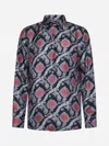 Etro Medallion Print Silk Shirt