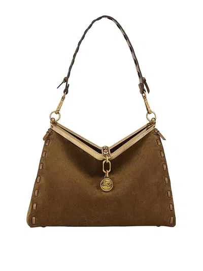 ETRO MEDIA BROWN SAILING BAG