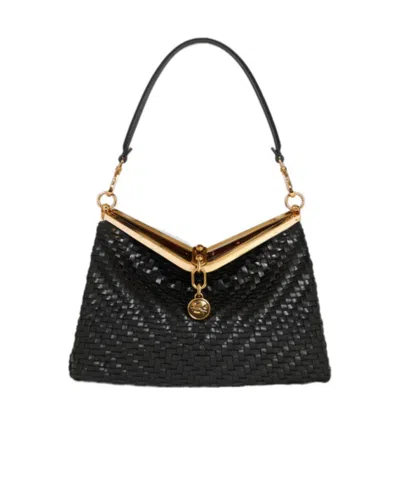 ETRO ETRO MEDIUM WOVEN VELA SHOULDER BAG