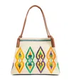 Etro Medium Canvas Libra Shoulder Bag In Multi