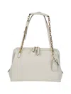 Etro Medium Doc Chain Leather Shoulder Bag In Neutral