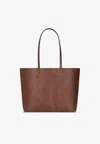 Etro Medium Essential Paisley Jacquard Tote Bag In Brown