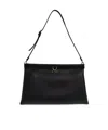 Etro Medium Talk Leather Clutch In Black