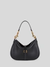 Etro Elegant Leather Crossbody Handbag In Black