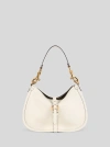 Etro , Medium Leather Pony Bag, Woman, White