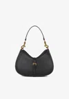 Etro Medium Pony Shoulder Bag In Black