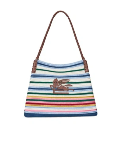 ETRO ETRO PEGASO SYMBOL MEDIUM LIBRA TOTE BAG