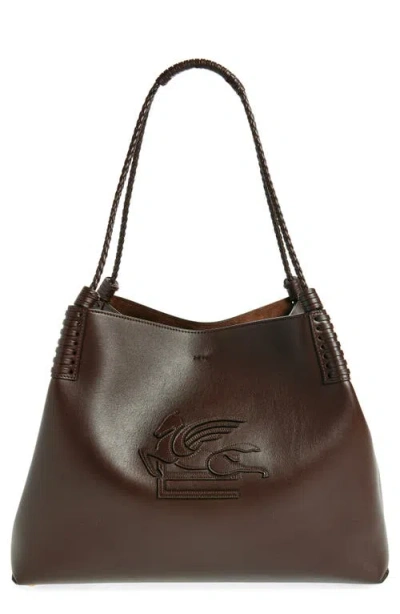 ETRO ETRO MEDIUM LIBRA LEATHER SHOPPING TOTE