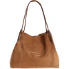 Etro Medium Libra Suede Shopping Tote