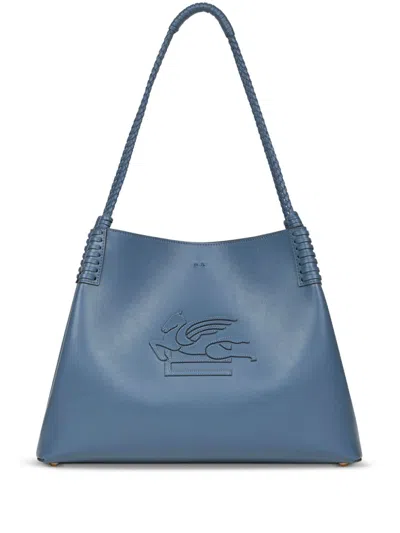 Etro Medium Libra Tote Bag In Blau