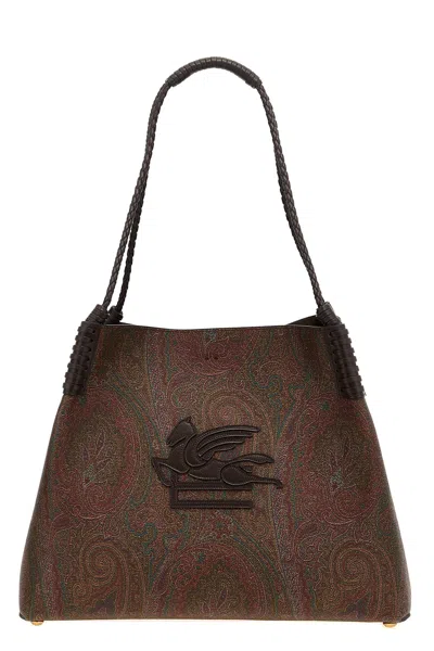 Etro Medium 'libra' Tote Bag In Brown