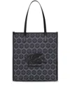 Etro Medium Love Trotter Denim Tote Bag In Blue