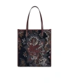 Etro Medium Love Trotter Jacquard Tote Bag In Black
