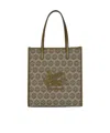 Etro Medium Love Trotter Jacquard Tote Bag In Green