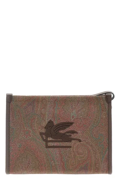 ETRO MEDIUM 'PAISLEY' CLUTCH BAG