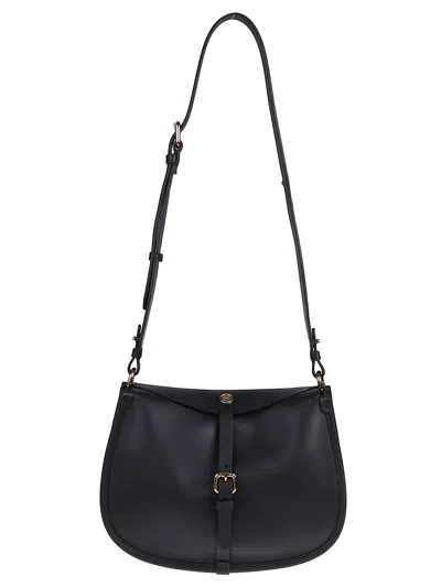 Etro Medium Pony Crossbody Bag In Black