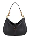 Etro Medium Pony Shoulder Bag In Black