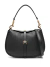 Etro Elegant Leather Crossbody Handbag In Black
